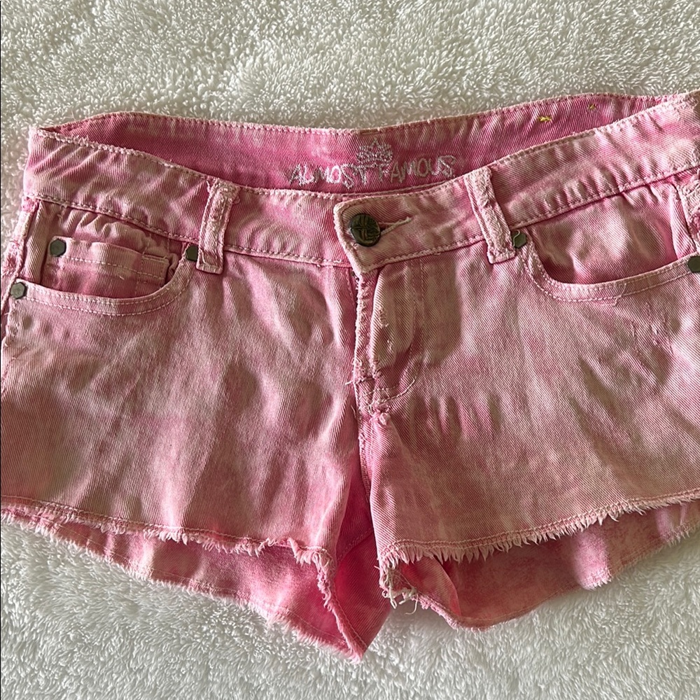 Almost Famous Pink Denim Shorts